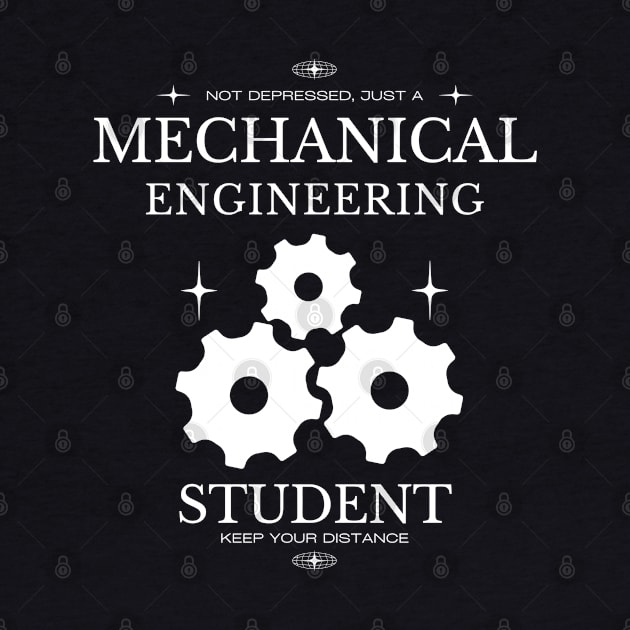 Mechanical Engineering Student - Black Version - Engineers by Millusti